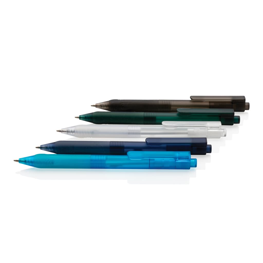 X9 frosted pen with silicone grip 5