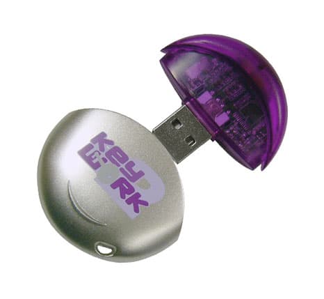 Κυκλικό USB Flash με λογότυπο