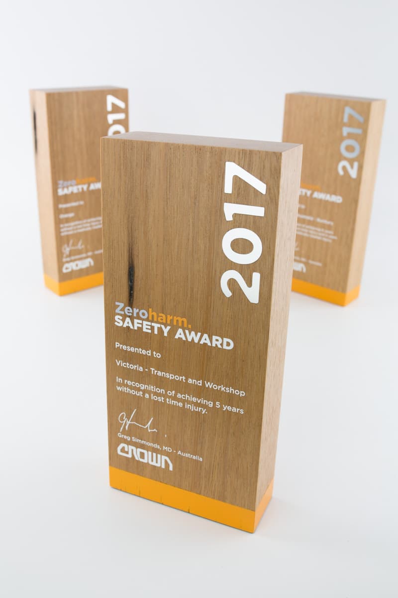 Eco- friendly wooden awards 5
