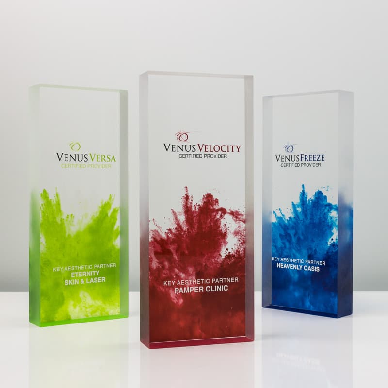 Plexiglass rectangle award 1