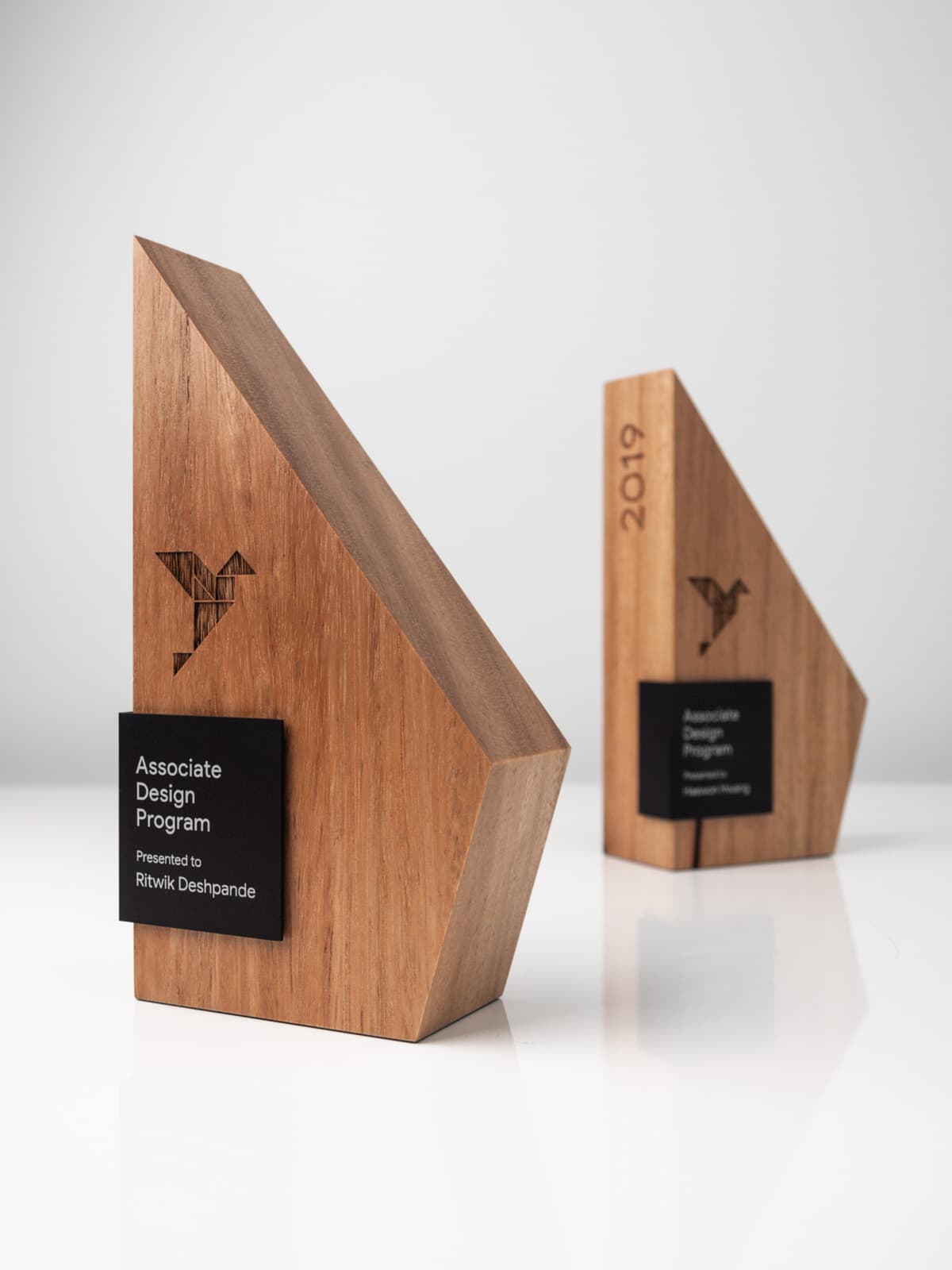 Wooden commemorative award 2