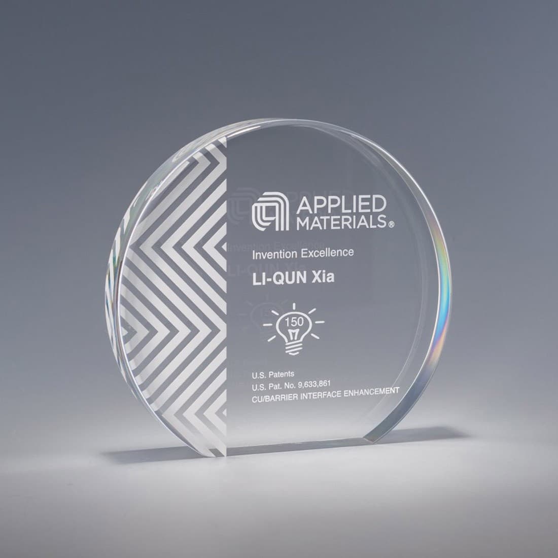 Round Plexiglass Awards 1