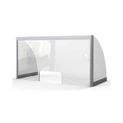 Διαχωριστικό Shield Plexiglass & Aλουμίνιο 2