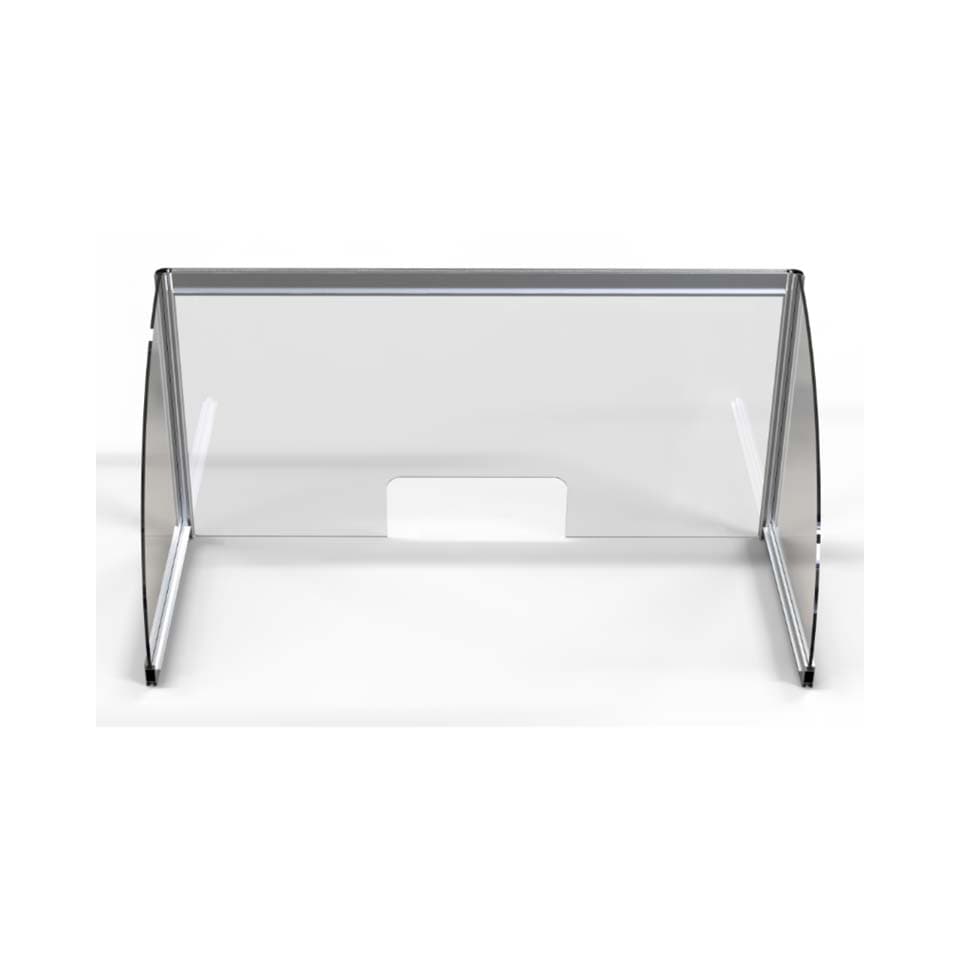 Διαχωριστικό Shield Plexiglass & Aλουμίνιο 1