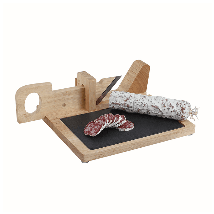 Saucisson guillotine with slate plate 1