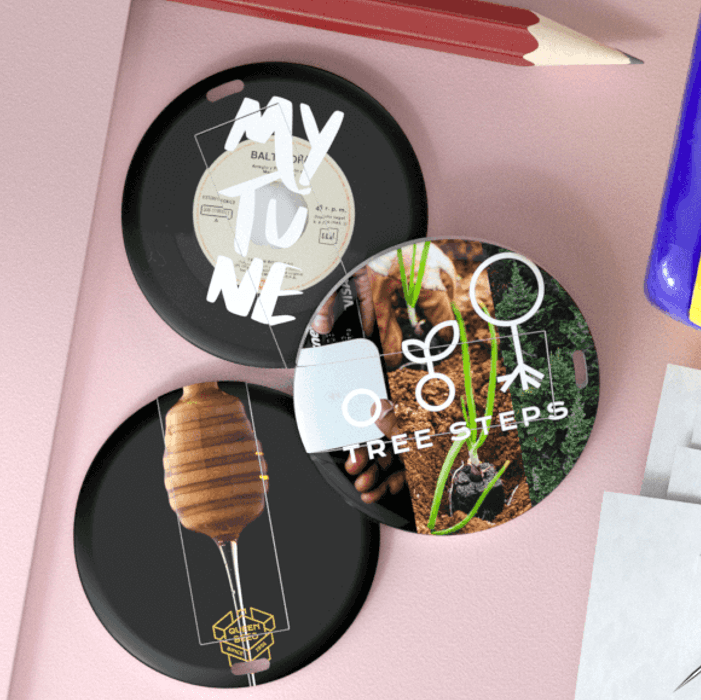 Color Card Round Customize it 1