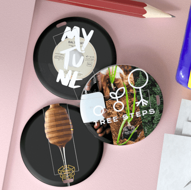 Color Card Round Customize it