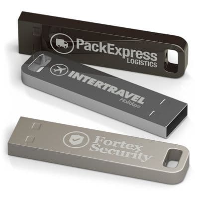 Μεταλλικό μαύρο usb χωρίς καπάκι 2