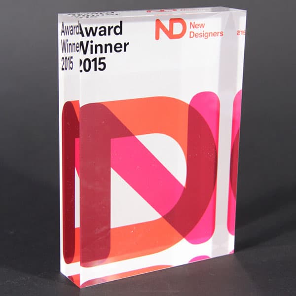 Plexiglass award