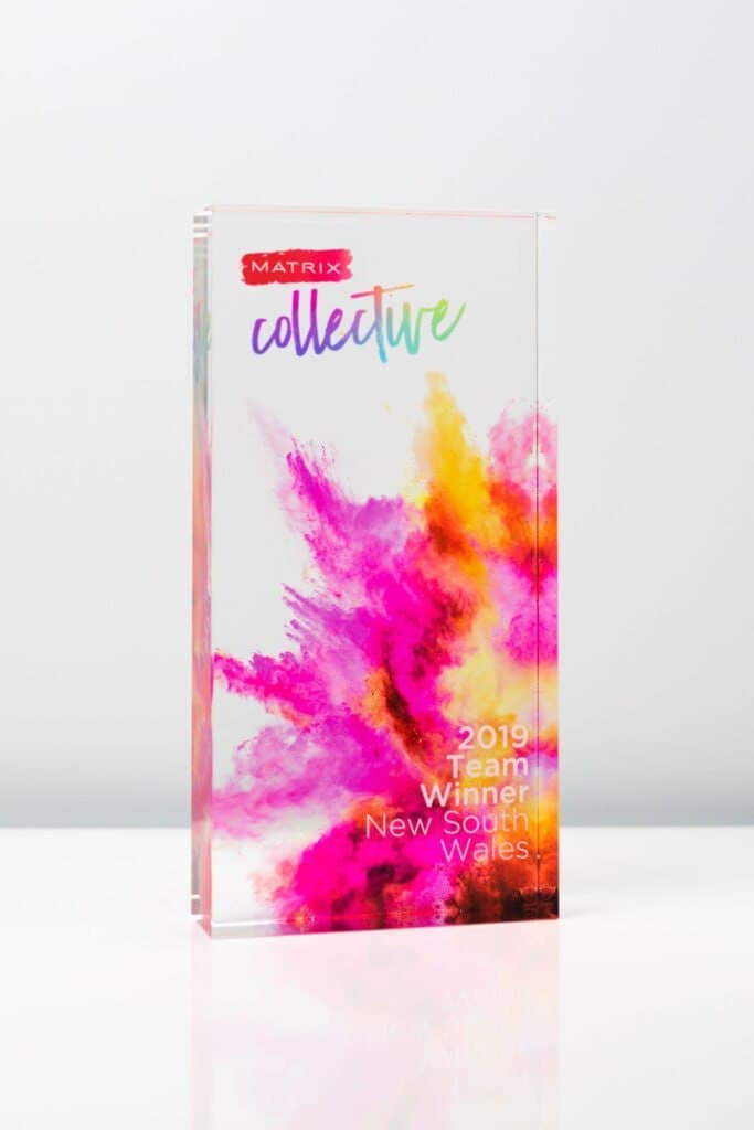 Plexiglass rectangle award 5