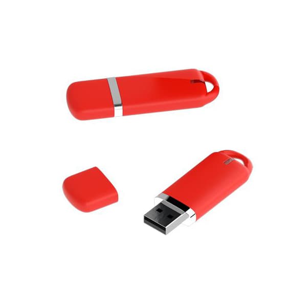 Πλαστική μονάδα USB flash με κρίκο για ιμάντα