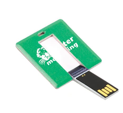 Τετράγωνο λεπτό usb πιστωτική κάρτα