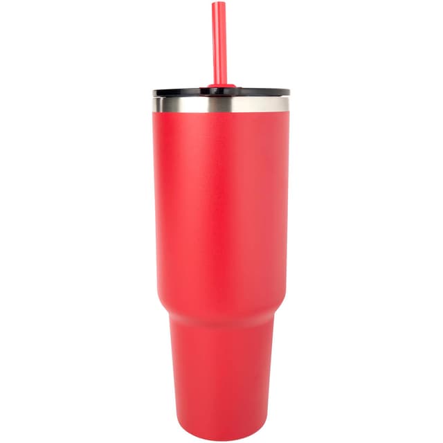 Sydney 1200 ml double wall RCS certified copper vacuum insulated tumbler with straw