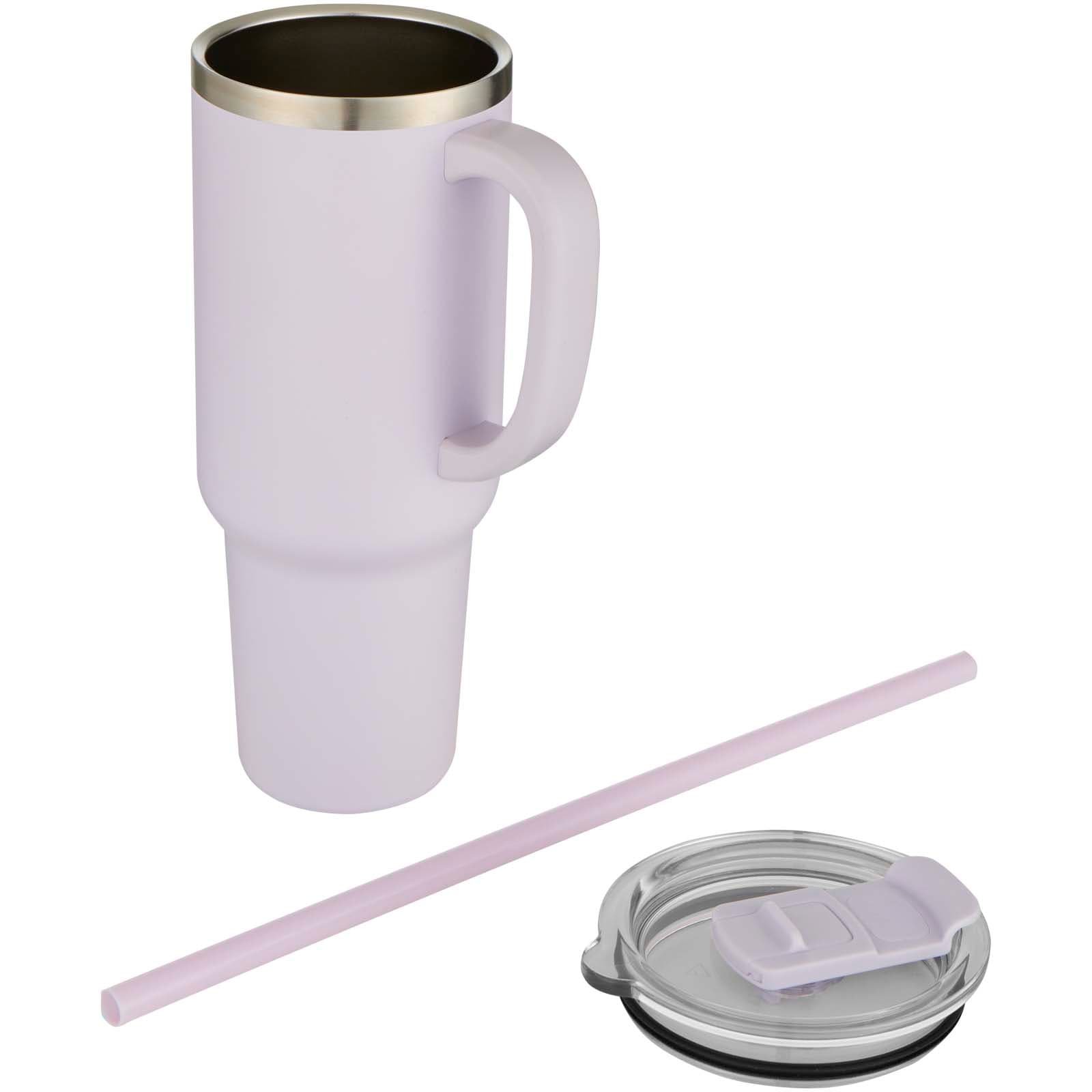 Sydney 1200 ml double wall RCS certified copper vacuum insulated tumbler with straw 2