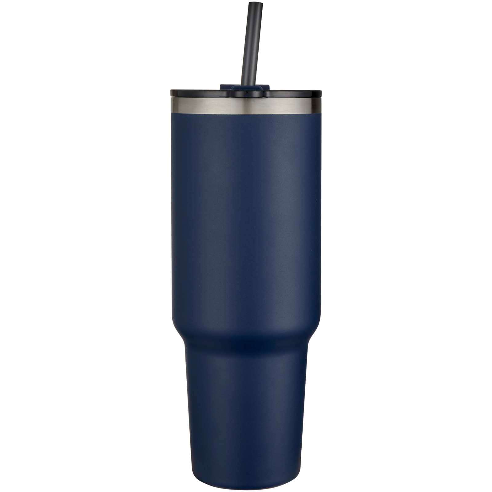 Sydney 1200 ml double wall RCS certified copper vacuum insulated tumbler with straw 1
