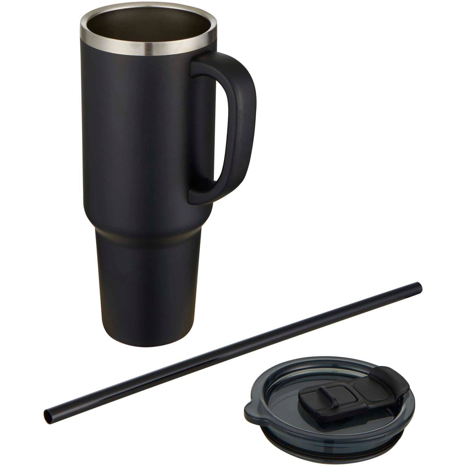 Sydney 1200 ml double wall RCS certified copper vacuum insulated tumbler with straw 2