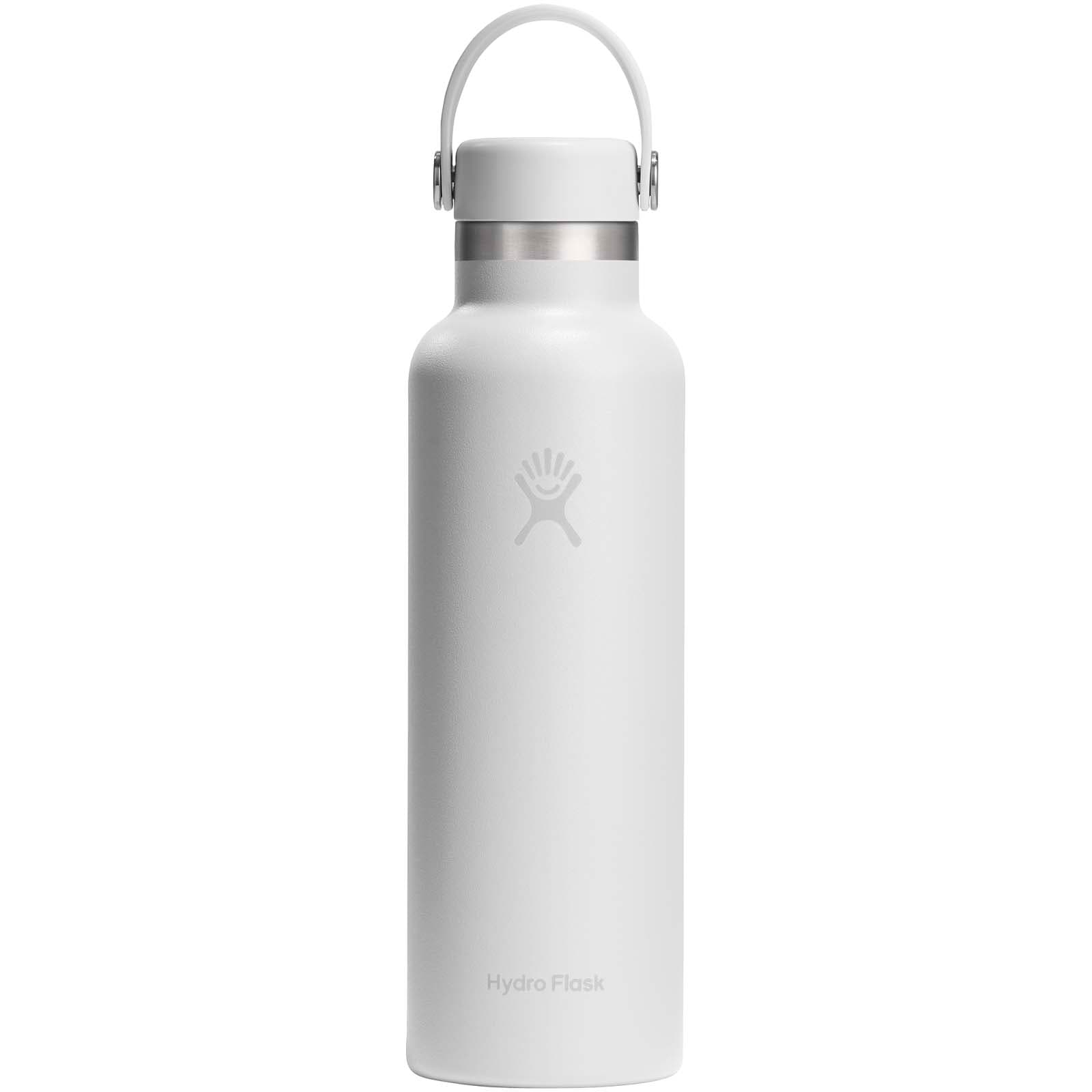 Hydro Flask Standard Mouth 621 ml insulated stainless steel water bottle with straw cap 1