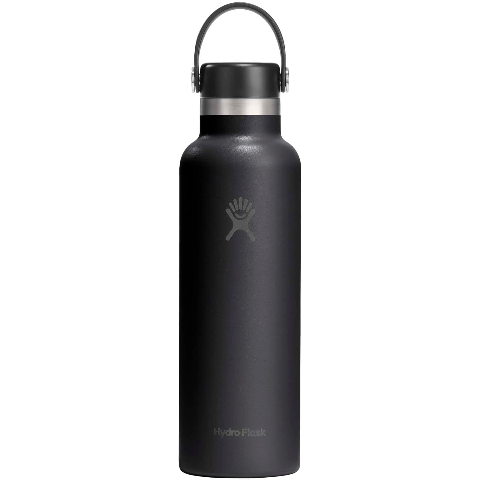 Hydro Flask Standard Mouth 621 ml insulated stainless steel water bottle with straw cap 1