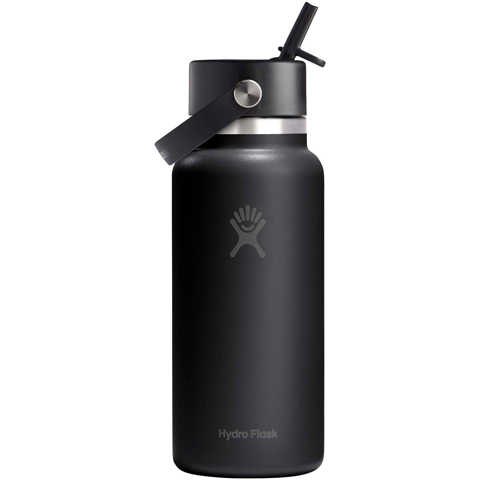 Hydro Flask Wide Mouth 946 ml insulated stainless steel water bottle with straw cap 1