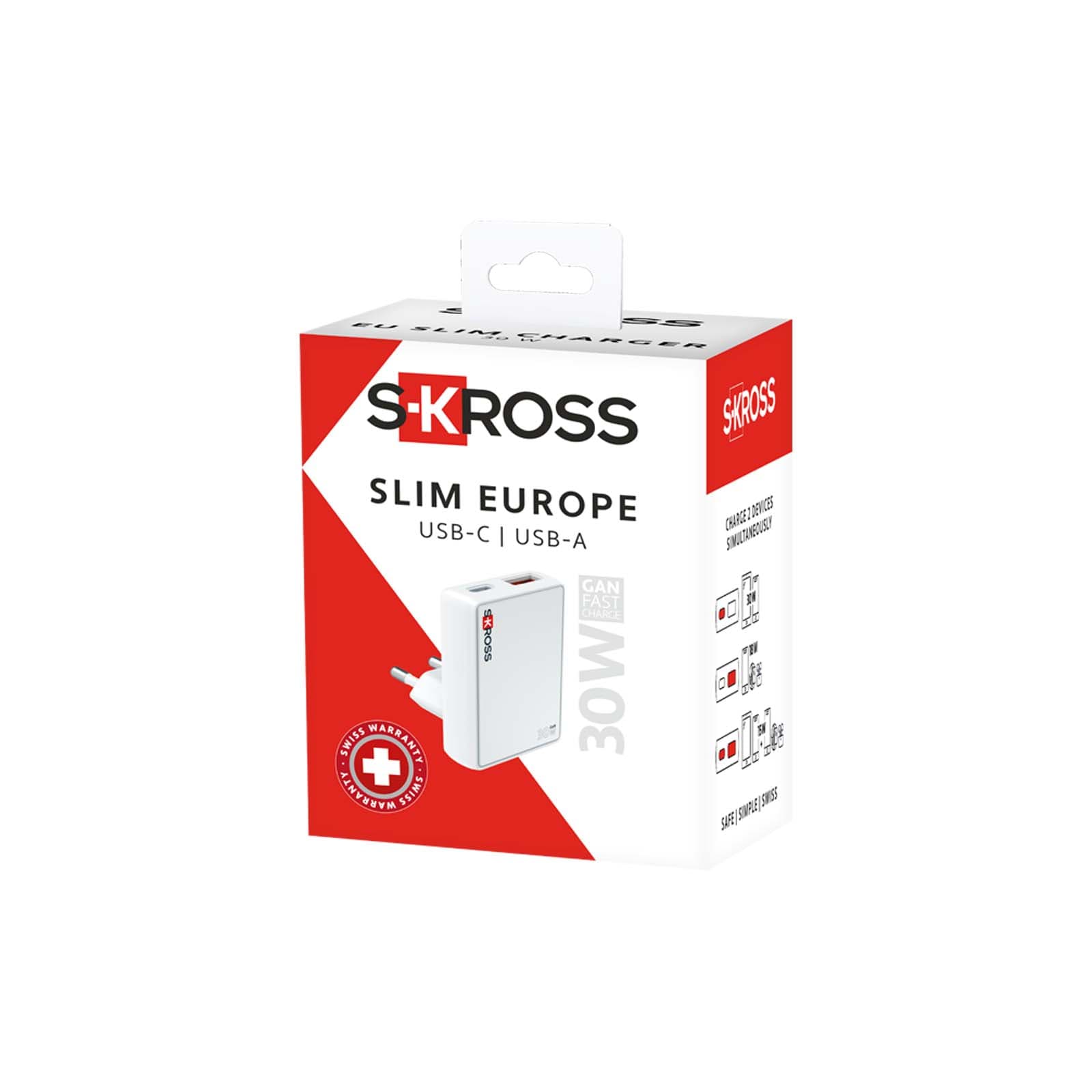 SKROSS® Slim 30W Europe wall charger 4