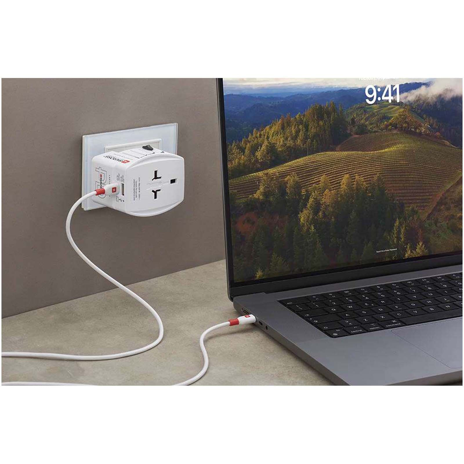 SKROSS® MUV AC65PD world adapter with USB-C cable 5