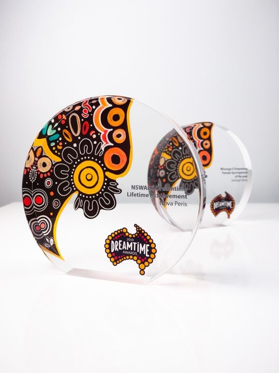 Round Plexiglass Awards