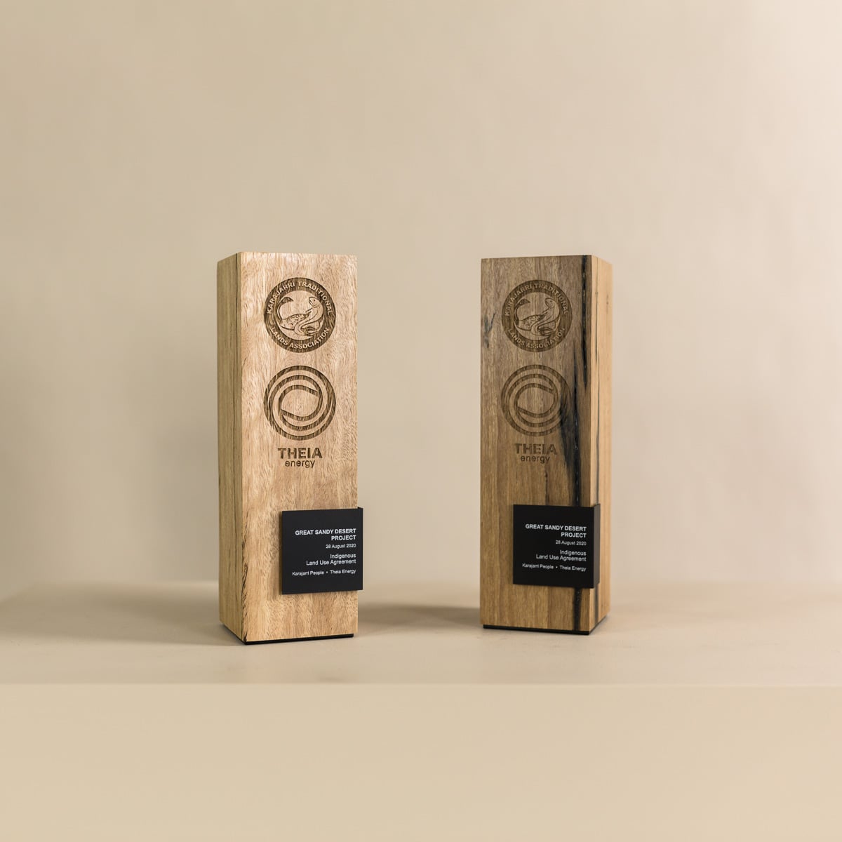 Wooden trophy