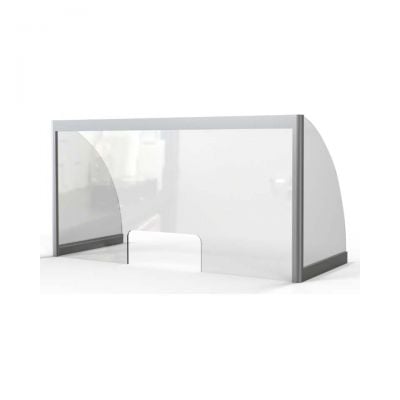 Διαχωριστικό Shield Plexiglass & Aλουμίνιο