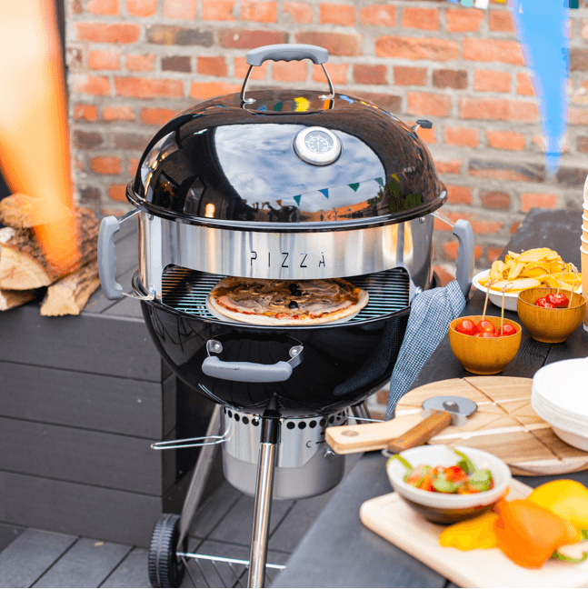 Barbecue pizza oven