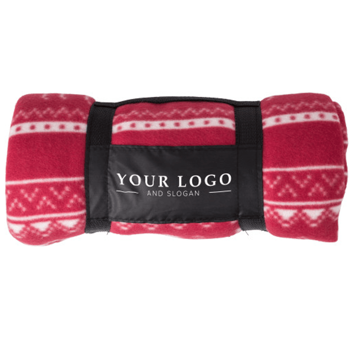 Polar fleece reindeer blanket (180 gr/m2)