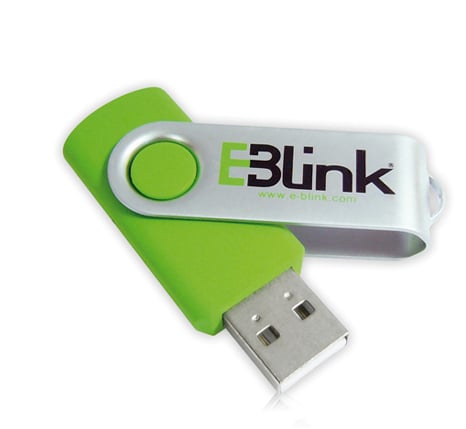 USB με περιστρεφόμενο μεταλλικό κάλυμμα