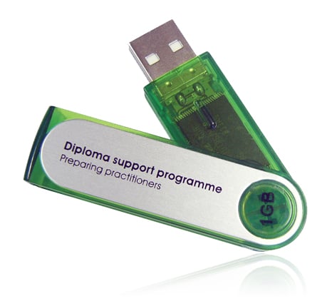 USB περιστρεφόμενο από διαφανές πλαστικό