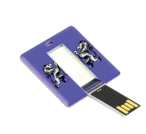 Τετράγωνο λεπτό usb πιστωτική κάρτα