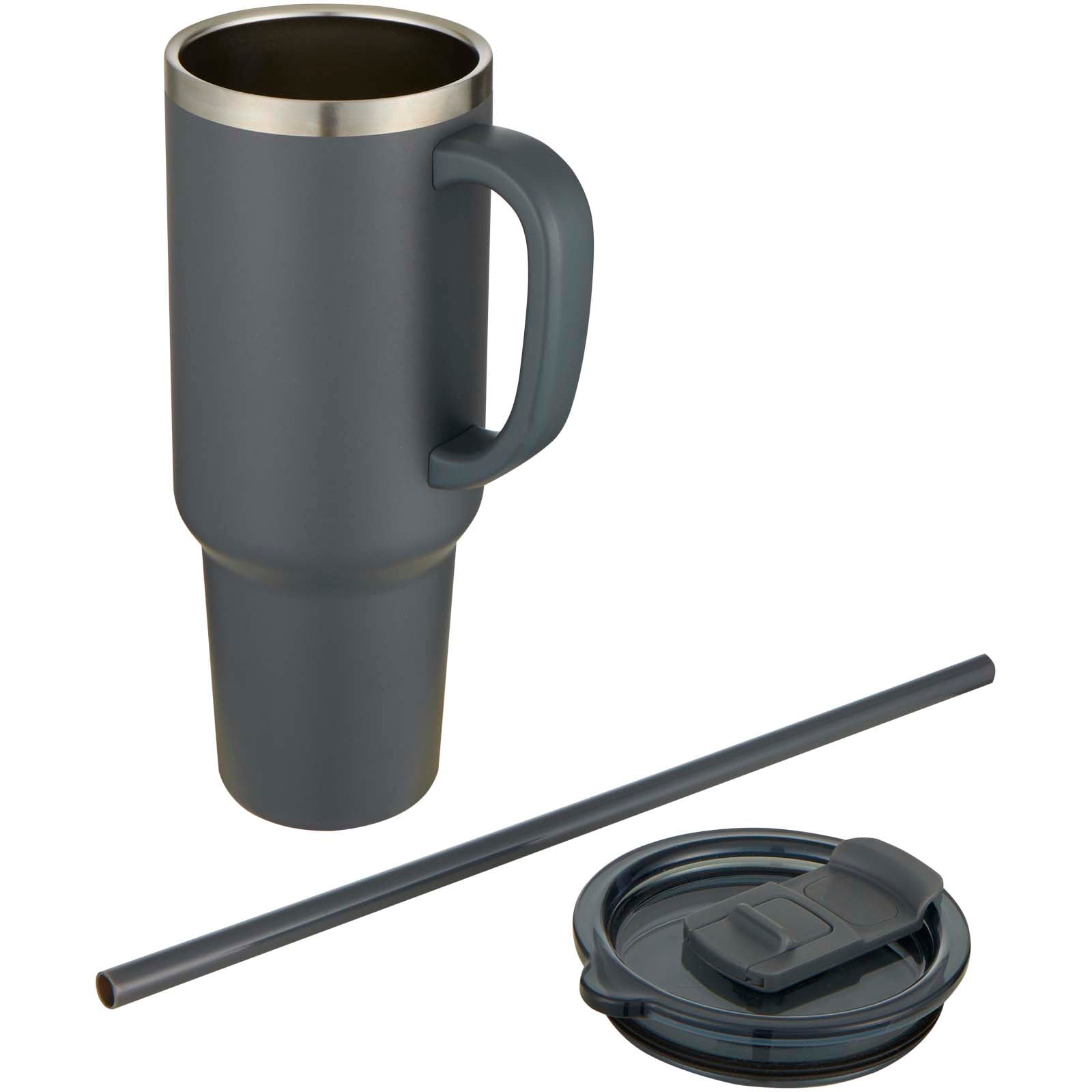 Sydney 1200 ml double wall RCS certified copper vacuum insulated tumbler with straw