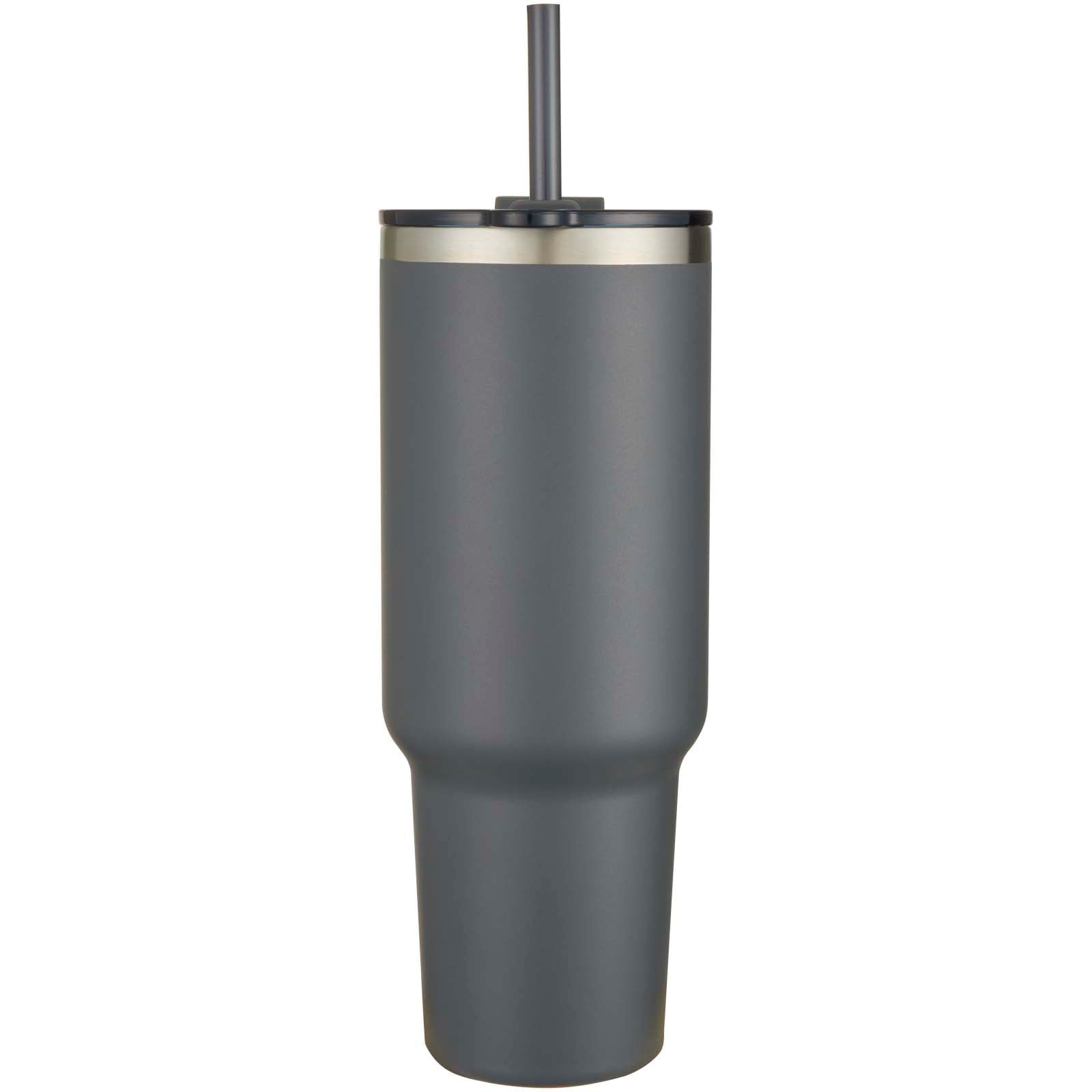 Sydney 1200 ml double wall RCS certified copper vacuum insulated tumbler with straw