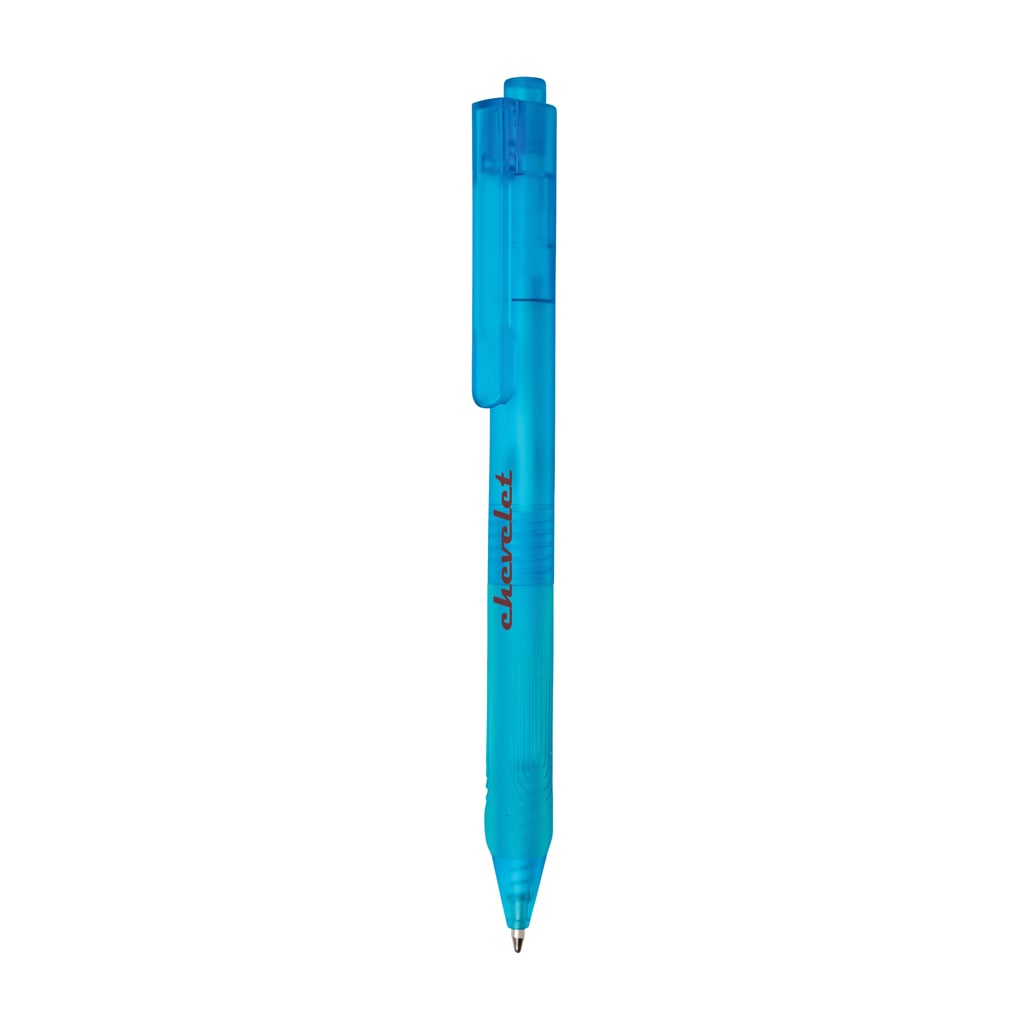 X9 frosted pen with silicone grip