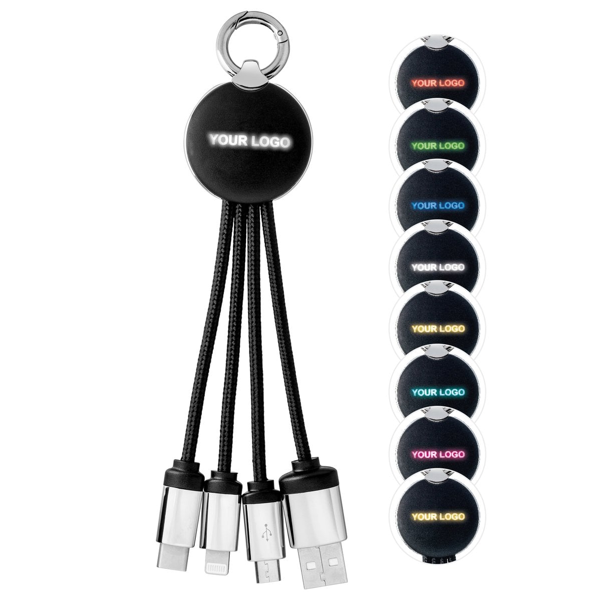3 in 1 Charging Cable with Light