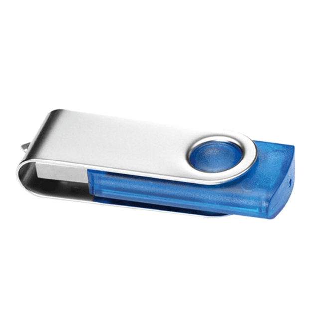 USB με διαφανή θήκη και μεταλλικό κάλυμμα