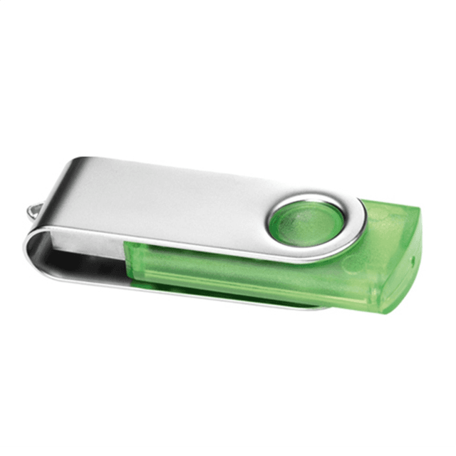 USB με διαφανή θήκη και μεταλλικό κάλυμμα
