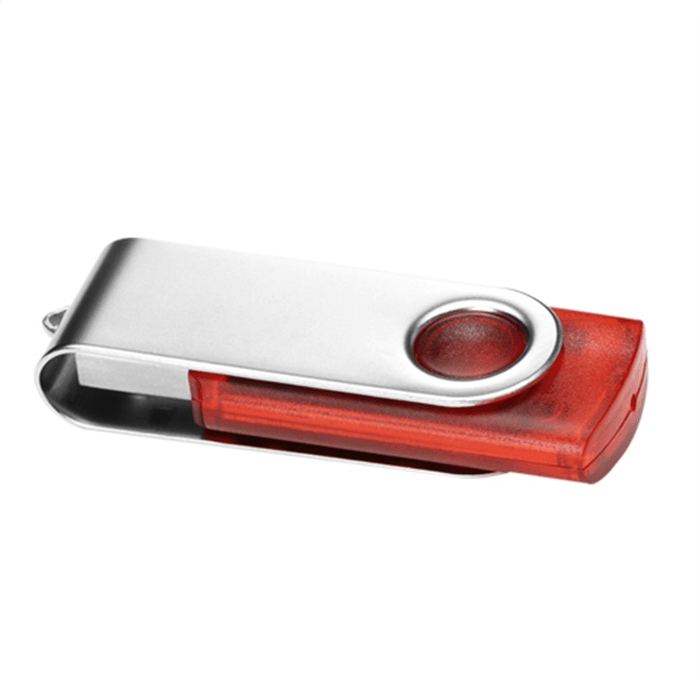 USB με διαφανή θήκη και μεταλλικό κάλυμμα