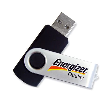 USB με περιστρεφόμενο μεταλλικό κάλυμμα