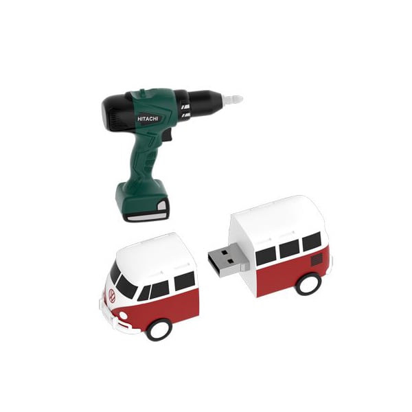 Ρεαλιστικά 3D αντικείμενα με USB flash drive