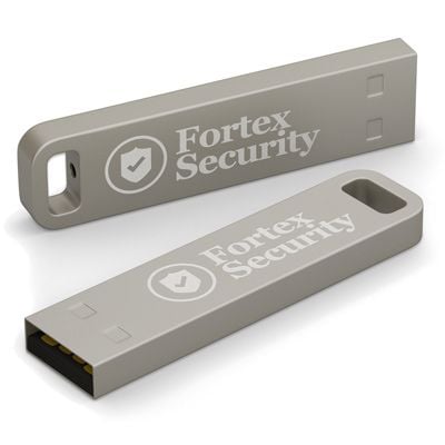 Μεταλλικό μαύρο usb χωρίς καπάκι
