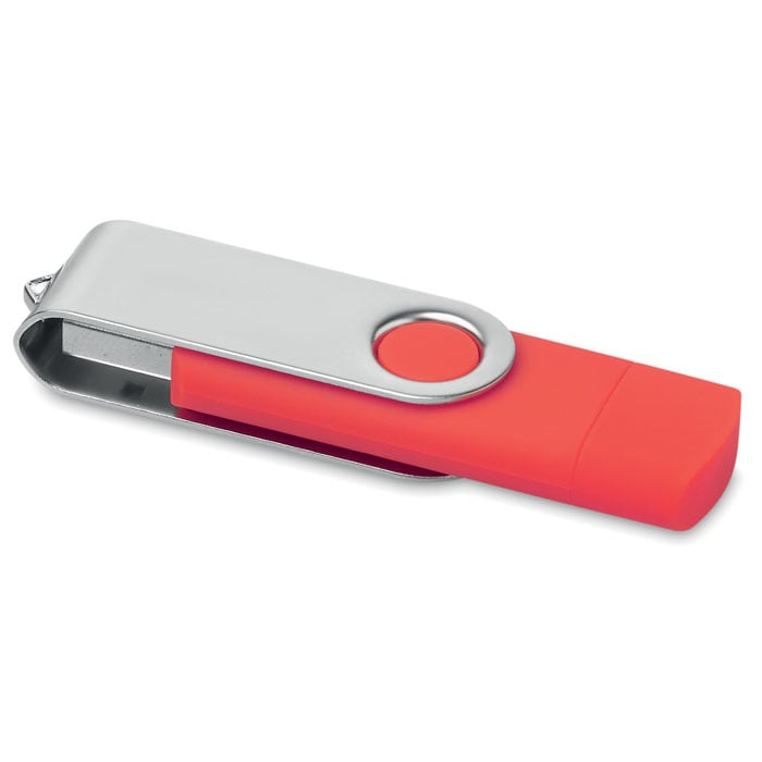 USB από καουτσούκ και χρωματιστό κάλυμμα