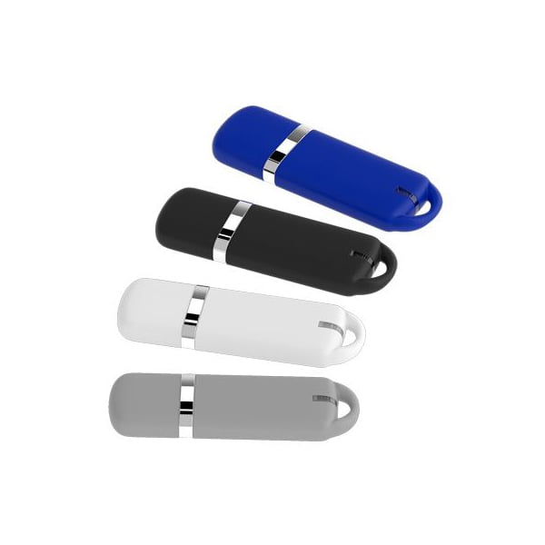 Πλαστική μονάδα USB flash με κρίκο για ιμάντα
