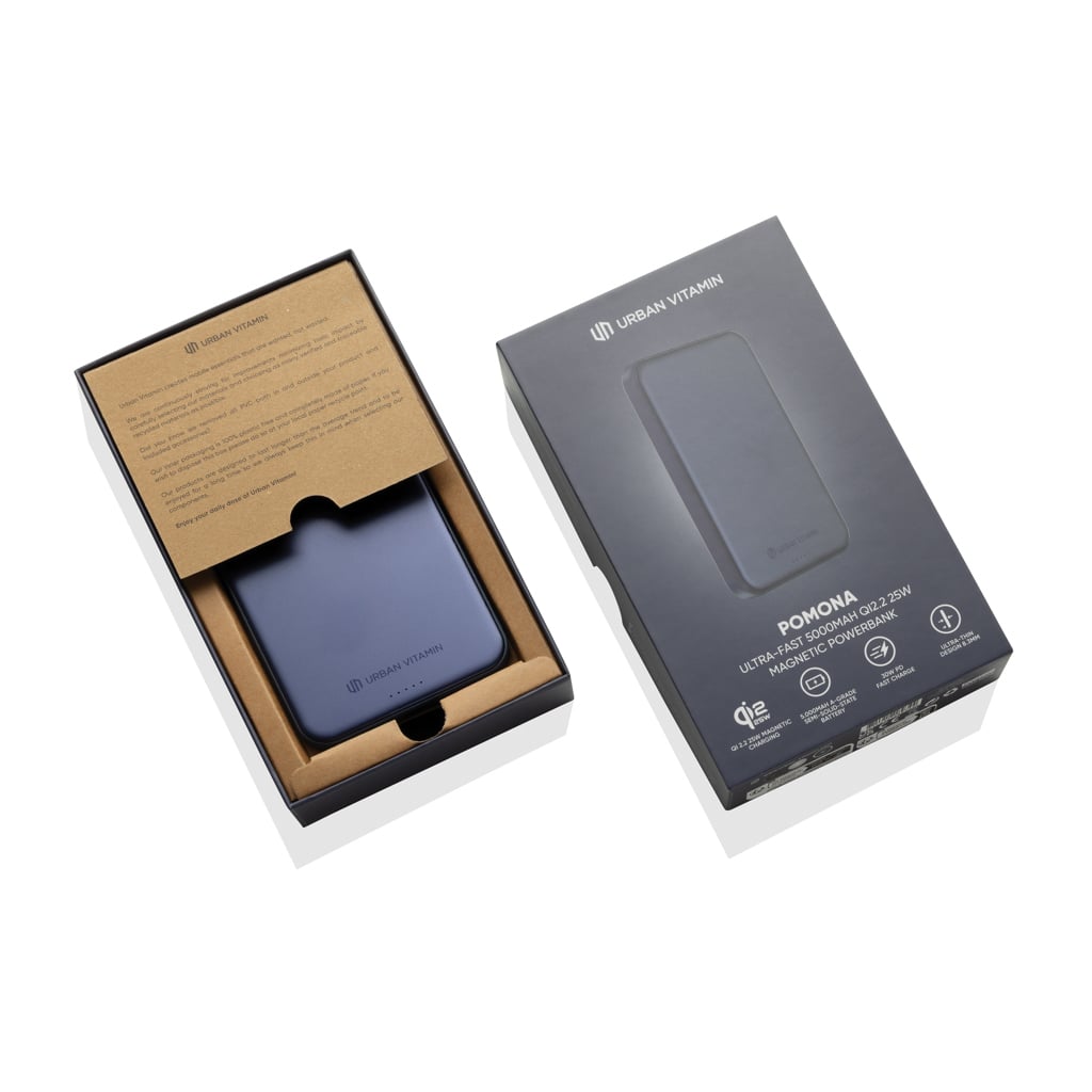 Urban Vitamin Pomona 5000mAh Qi2.2 25W magnetic powerbank