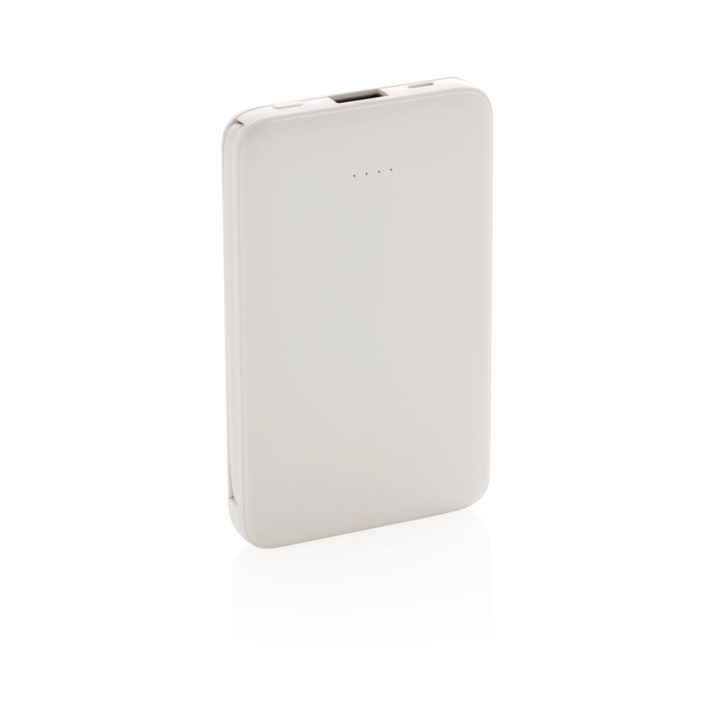 5.000 mAh Pocket Powerbank with integrated cables