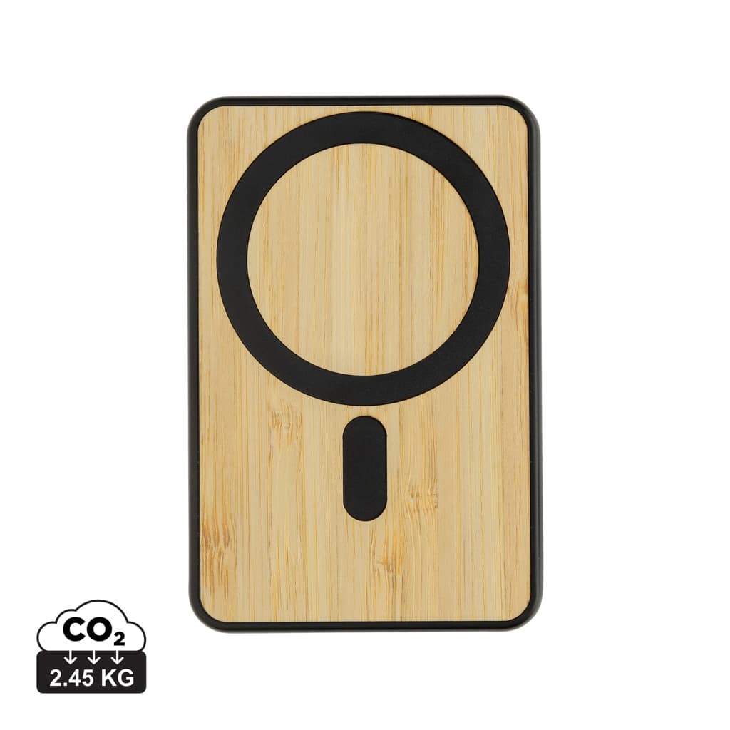 Zen RCS rplastic 5000 mah 5W magnetic bamboo powerbank