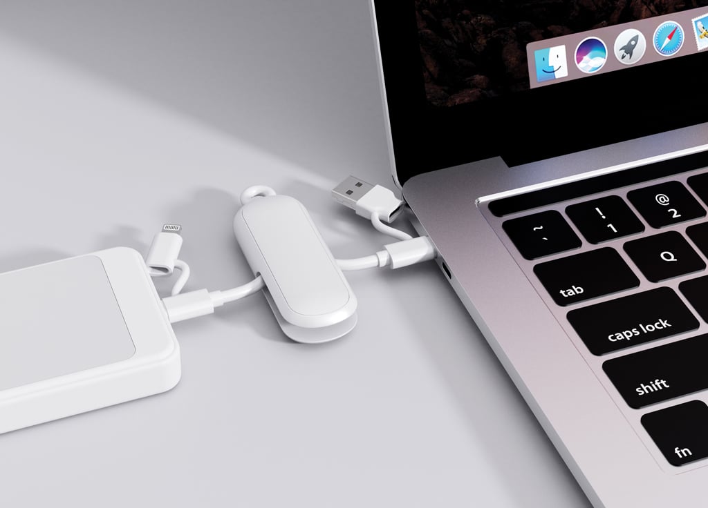 Urban Vitamin Dublin 100W 4 -in-1 keychain cable