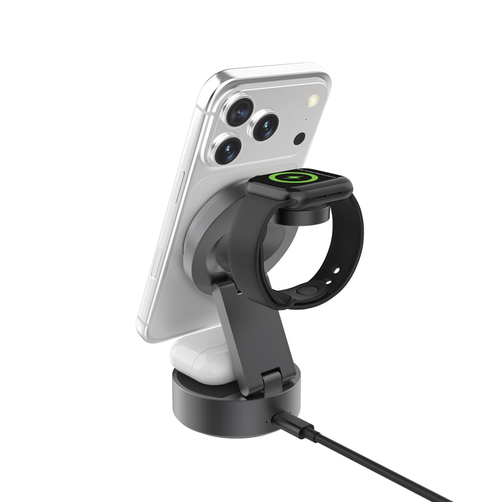 Quantum RCS 25W ultra-fast wireless 3-in-1 charger